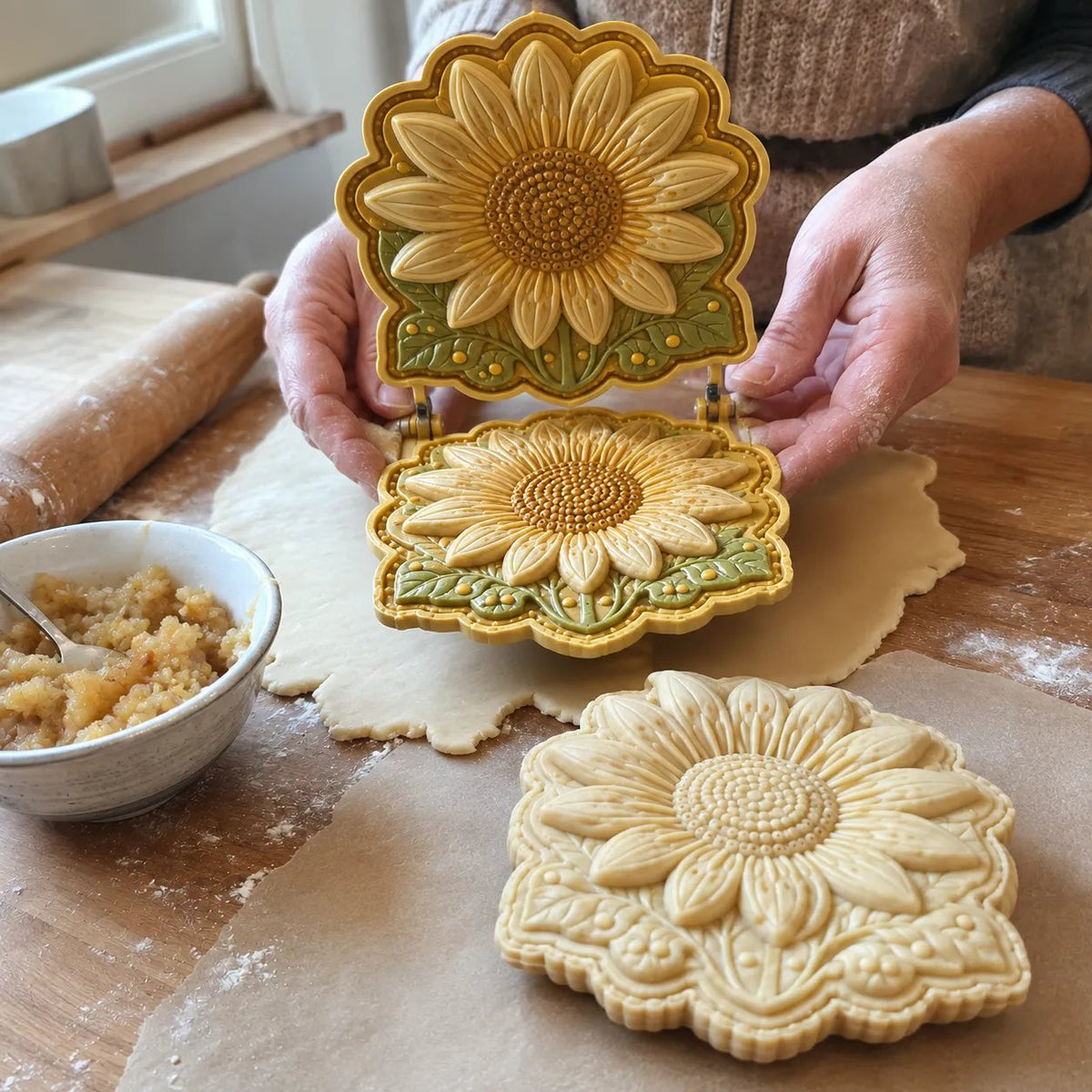 🎉⏳ Last Day 49% OFF – 🌸 8-Design Spring Garden Mini Pie Mold Collection | Reusable Embossed Molds for Shaping Detailed Bee, Butterfly, Ladybug, Sunflower, Cottage & More 🥧✨