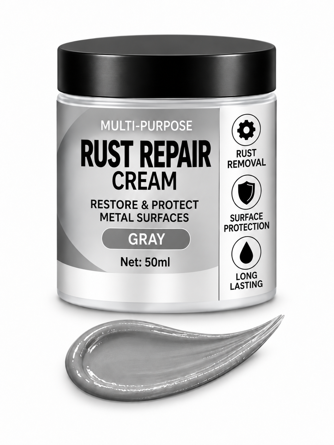 Multi-Purpose Rust Repair Cream for Cars & Household Metal