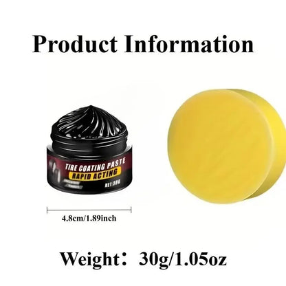Premium Tire Coating & Trim Restorer: Bring Back the Original Deep Black Shine to Rubber and Plastic