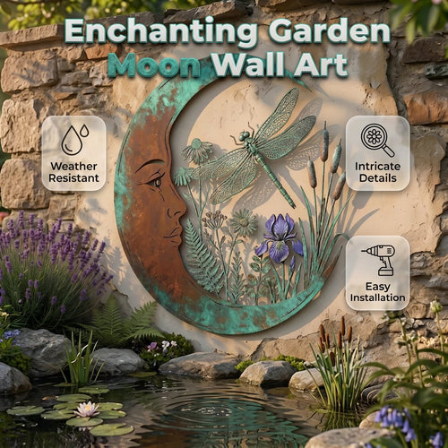🔥HOT SALE🔥Dragonfly & Moon Wall Art