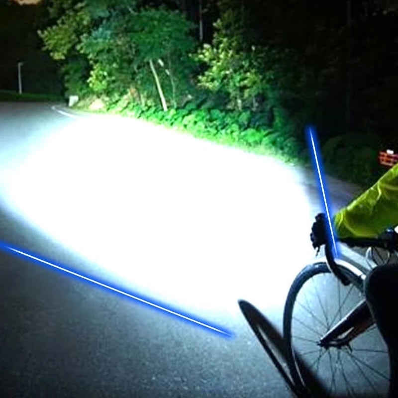 🚲 Portable Dual-Head LED Bike Headlight