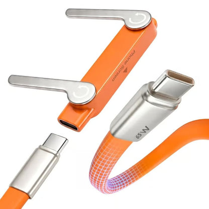 ⚡ Fast-Charging Cable with Detachable Phone Stand – Charge & Watch Hands-Free 📱