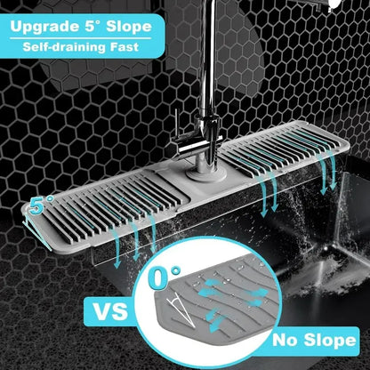 🔥 BUY 1 GET 1 FREE💧 Silicone Sink Faucet Draining Mat