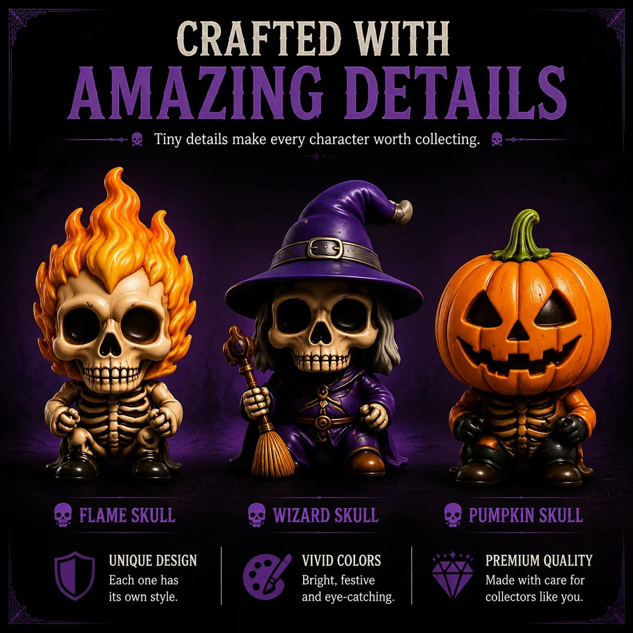 💀 Skull Advent Calendar 2026-24 Days Of Halloween Surprises