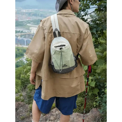 🎒Unisex Lightweight Color Block Nylon Mini Backpack – Compact & Water-Resistant Daypack for Every Adventure! 🌈🚶‍♂️