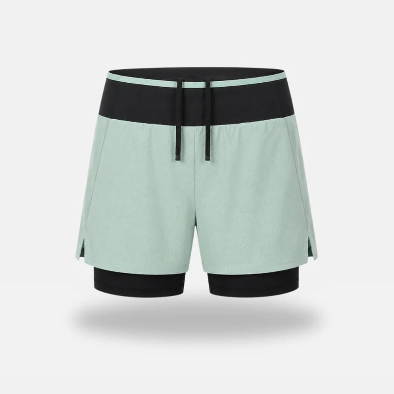 Marathon Pro Shorts — Front Mesh Storage Belt · Right Inner Liner Phone Pocket · Rear Zip Pocket · Anti-Chafe Liner