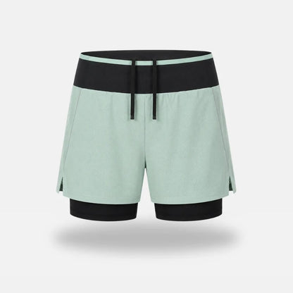 Marathon Pro Shorts — Front Mesh Storage Belt · Right Inner Liner Phone Pocket · Rear Zip Pocket · Anti-Chafe Liner
