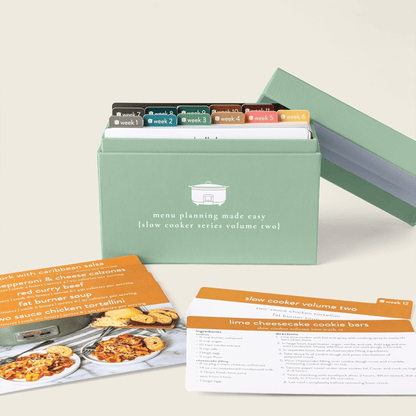 Easy Meal Planner Kit 🍽️ – 103 Photo Recipe Cards for Daily Cooking
