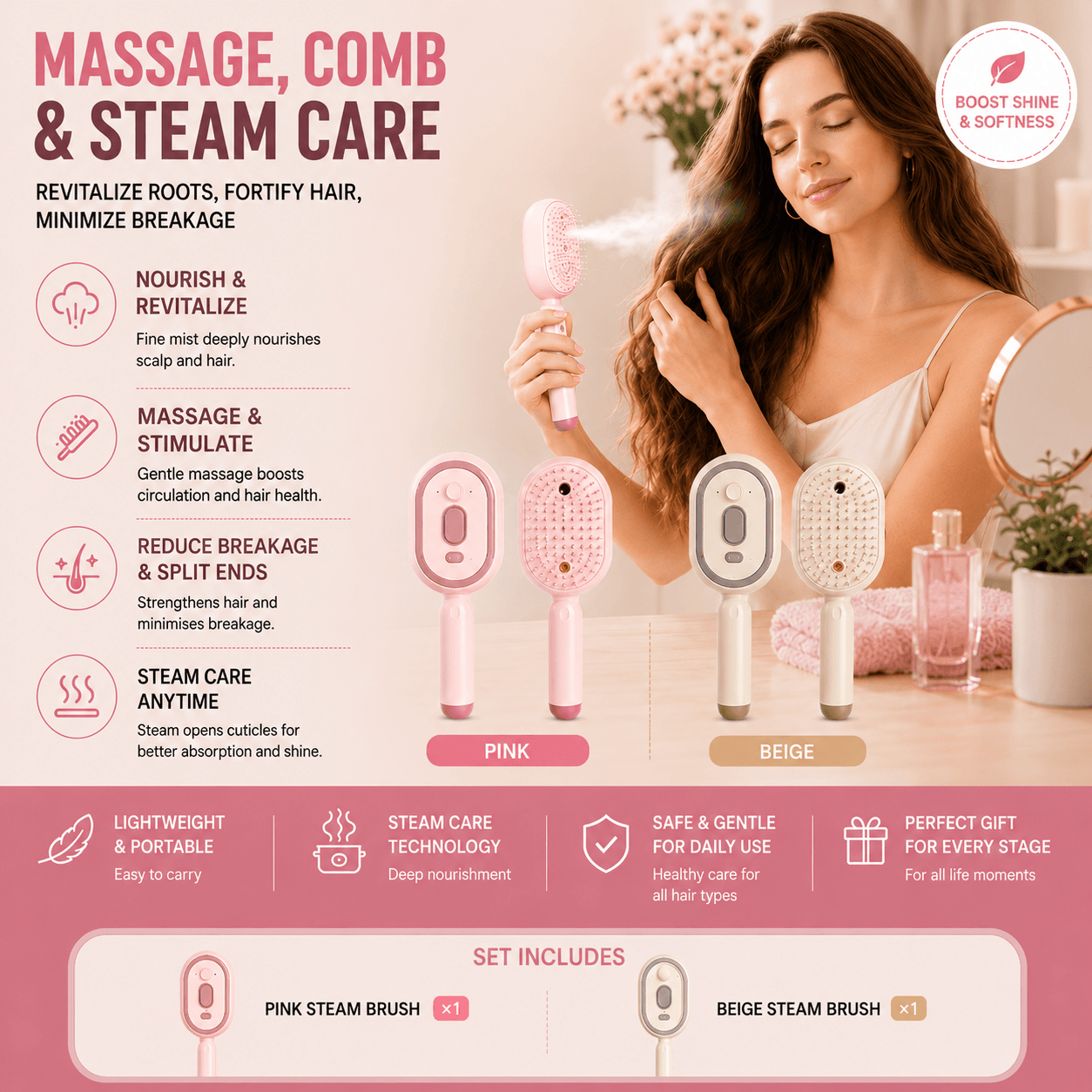 Wireless Essential Oil Brush