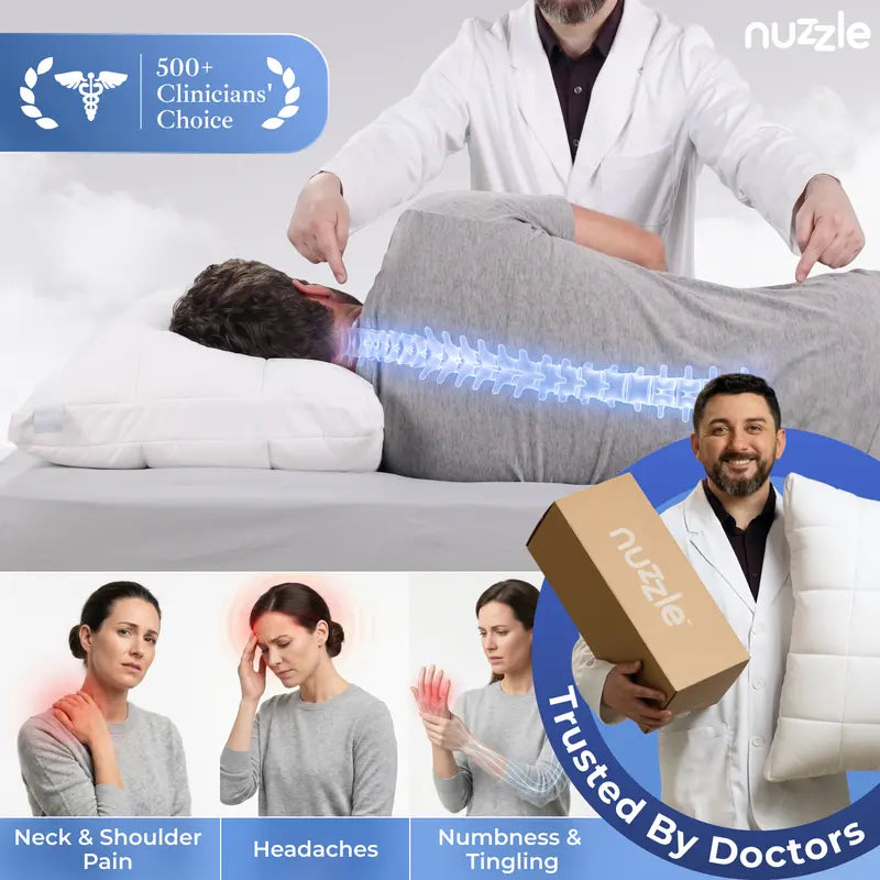 Luxury Cooling Pillow with 3-in-1 Adjustable Support 💤