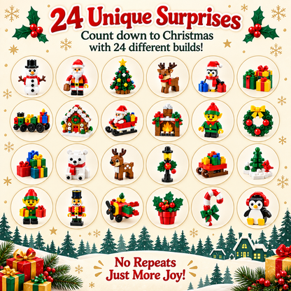 🎄🎅 2026 Christmas Capsule Building Blocks, Surprise Mini Building Set 🎁