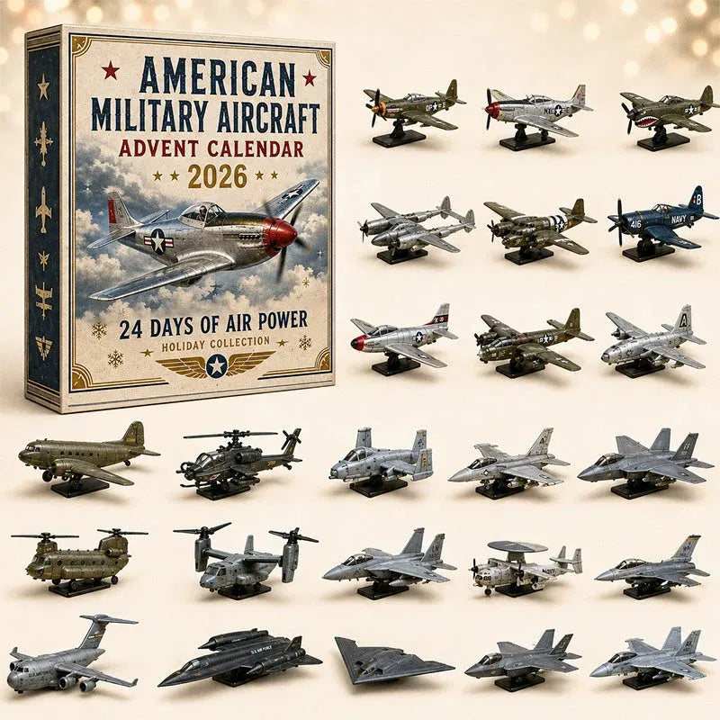 ✈️🇺🇸 American Military Aircraft Advent Calendar 2026 – 24 Days of Air Power
