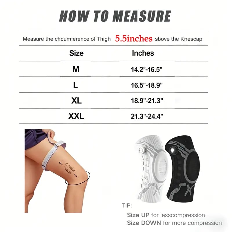 🏃 Dial‑Adjustable Knee Support Brace