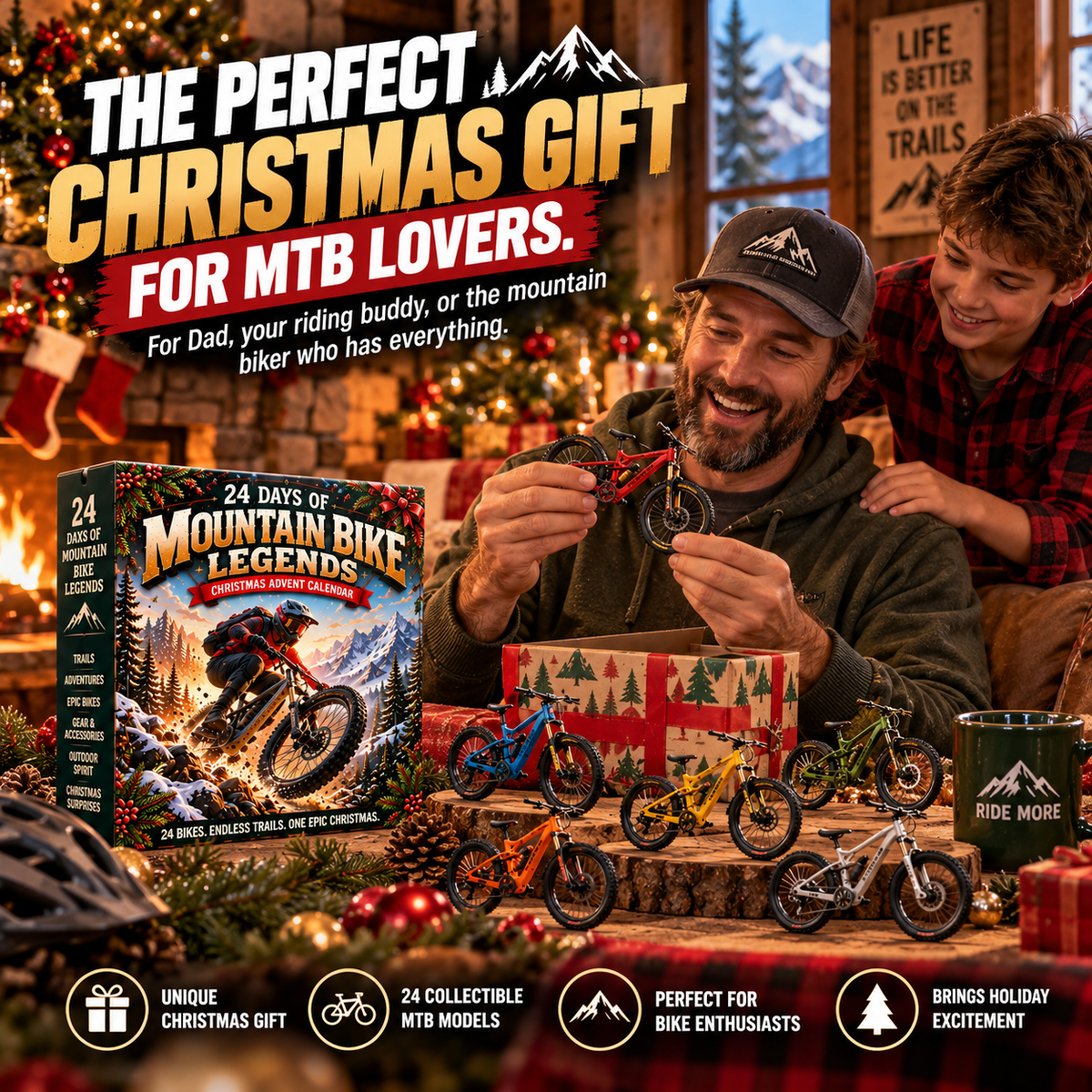 🎄🚲 24 Days of MTB Magic – Miniature Mountain Bike Advent Calendar 2026