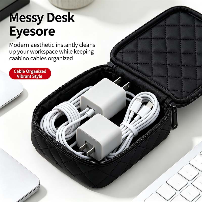 2 in 1 Silicone Charger Protector with Cord Wrap, iPhone Silicone Power Adapter Case🔌