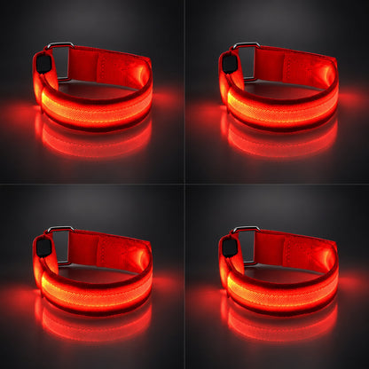 🐎 Horse LED Leg Straps – 4 Pack | Rechargeable-Look Night Riding Safety Lights ✨