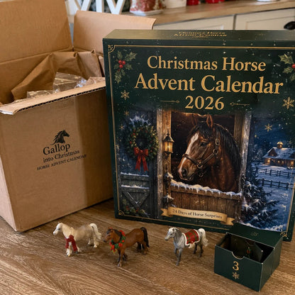 🐴 LAST DAY 49% OFF – 24 Days of Horse Friends Advent Calendar | 24 Unique Collectible Horse Figures & Equestrian Surprises for a Magical Christmas Countdown 🎄✨