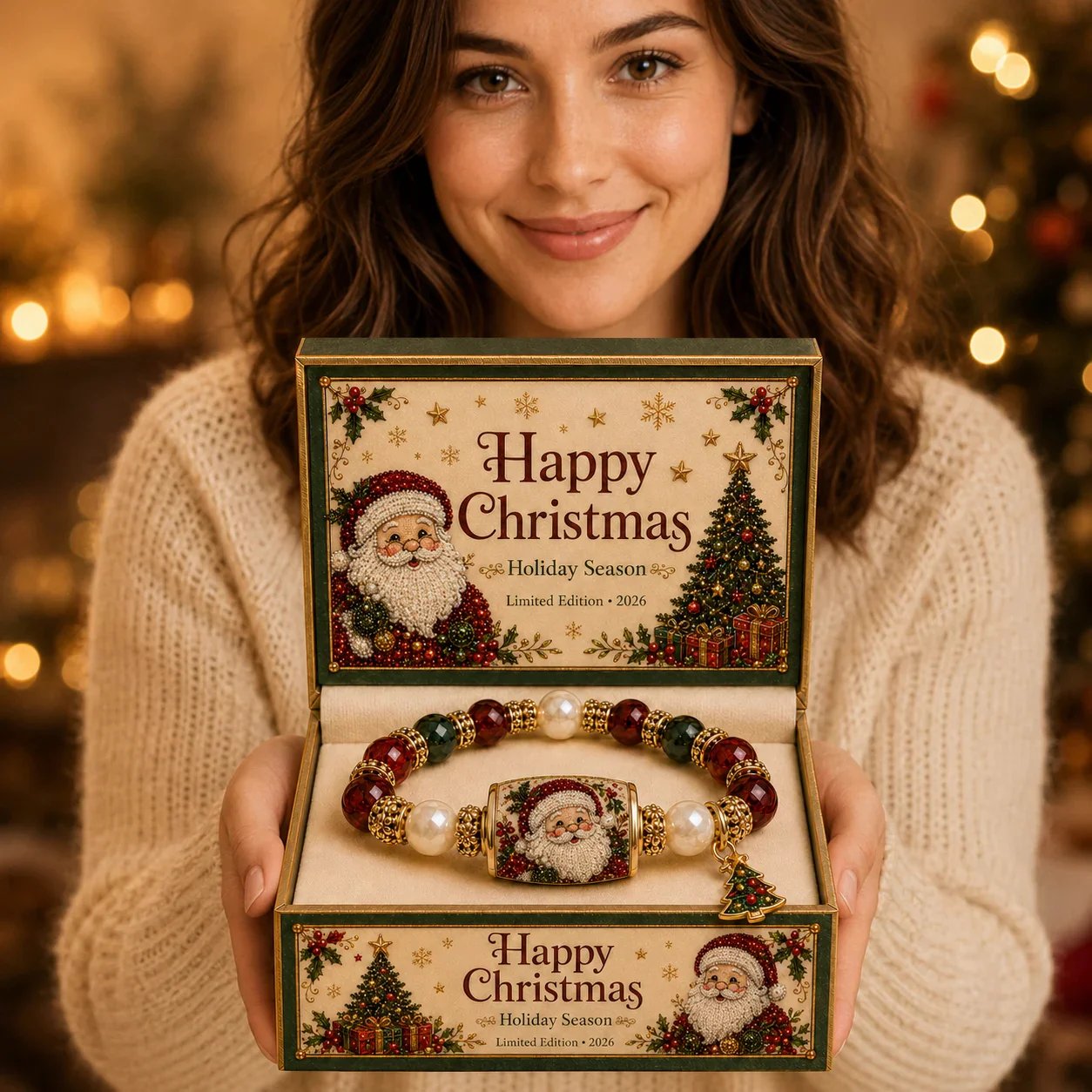 🏆Hot Sale 62% OFF🎄Christmas Magic Collection Pearl Bracelet — 2026 Limited Meaningful Edition