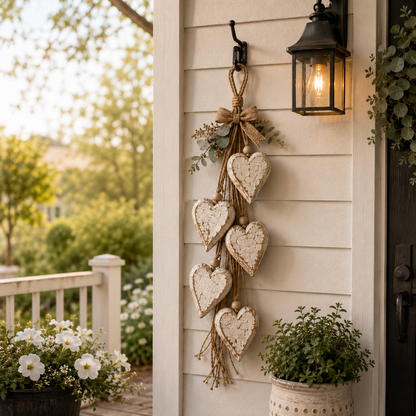 🍂🤎Hanging Heart Wall Decor