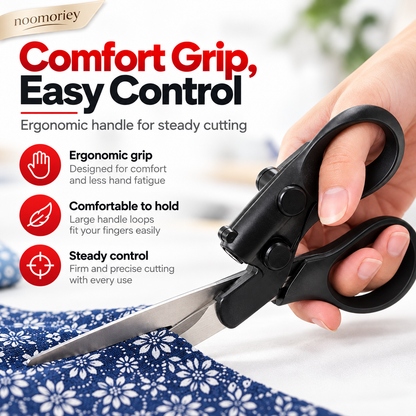 Laser Guided Sewing Scissors – Multi-Purpose Scissors with Infrared Cutting Guide