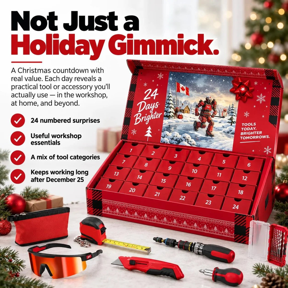 🔥HOT SALE🔥24 Days of Tools Christmas Countdown Gift Set