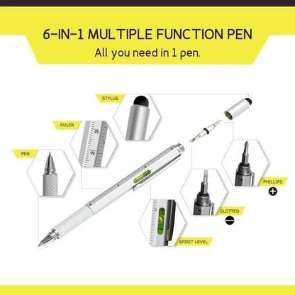 🎅 6-in-1 Multi-Functional Stylus Pen