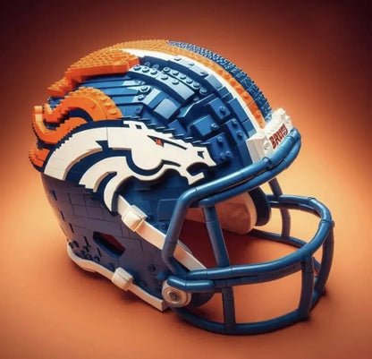 🏈 Building Block Football Helmet – 300+ Piece Collectible Construction Set