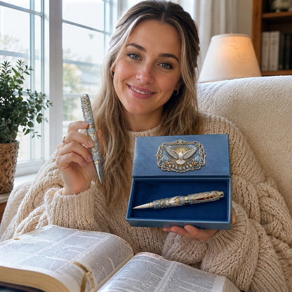 🔥 Hot Sale 49% OFF – ✝️ Sacred Legacy Faith-Inspired Keepsake Pen Collection | 6 Devotional Designs for Prayer Journaling, Bible Study & Meaningful Christian Gifts 🖊️✨