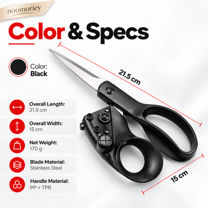 Laser Guided Sewing Scissors – Multi-Purpose Scissors with Infrared Cutting Guide