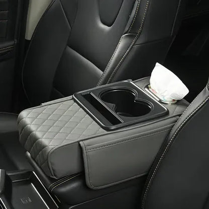 Multifunctional PU Leather Car Armrest Box Mat
