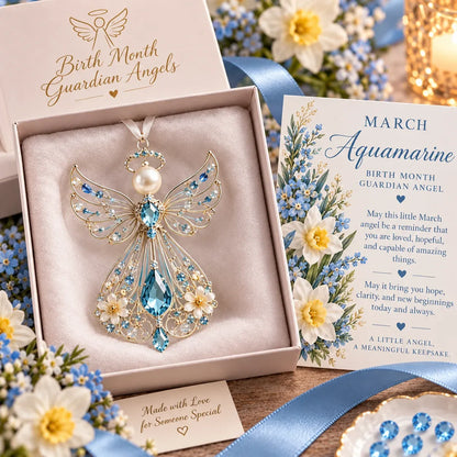 ⏳ Last Day 49% OFF – 👼 Birth Month Guardian Angel | 12 Birthstone-Inspired Keepsakes for Meaningful Gifts ✨
