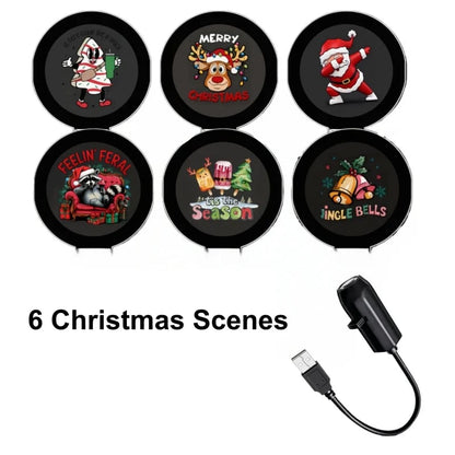 HD Christmas Projector – 6/10 Festive Scenes