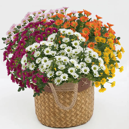 💥Last Day 70% OFF—🌼Welcome autumn- Artificial Outdoor Sunset Mums Flowers - UV resistant, Waterproof, Windproof