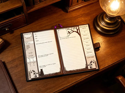 🔥HOT SALE🔥📖The Essential Reading Journal: Waiting for the Night Edition(📚Hardcover & Durability Line)