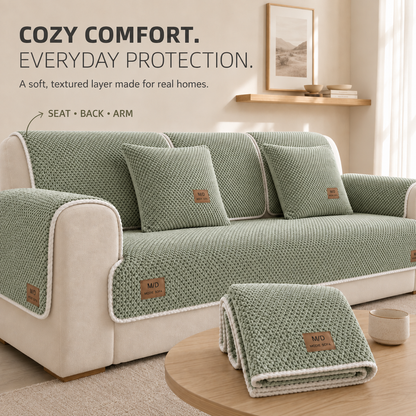 Removable Sofa Cover, Non-Slip Polyester