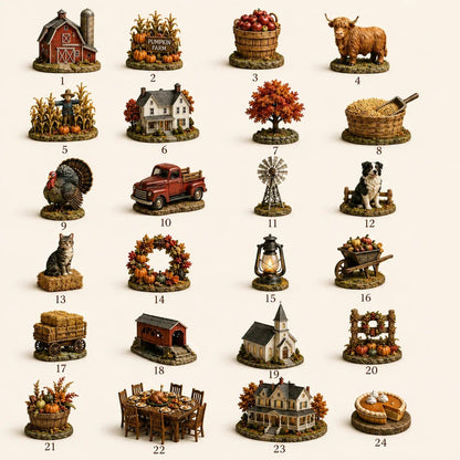⏳ Last Day 49% OFF – 🍂 Harvest Blessings Advent Calendar 2026 | 24 Unique Autumn Farm & Thanksgiving Collectibles in a Book-Style Countdown Box 🦃