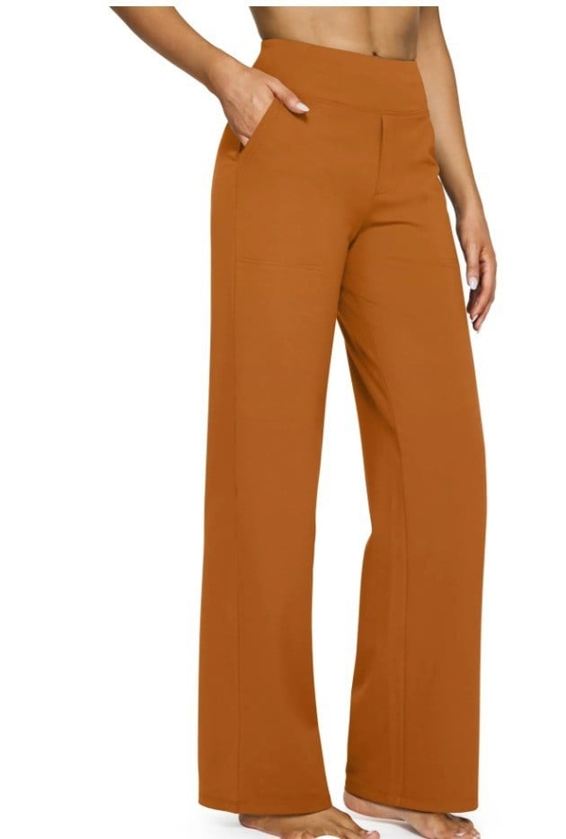 🌞Summer Hot Sale🔥Loose High-Waist Business Casual Pants Yoga Pants
