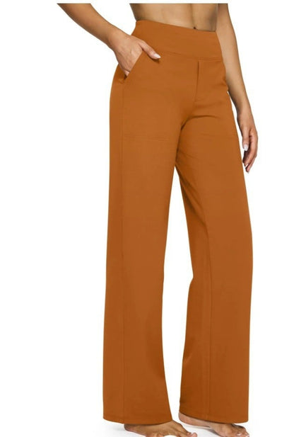 🌞Summer Hot Sale🔥Loose High-Waist Business Casual Pants Yoga Pants