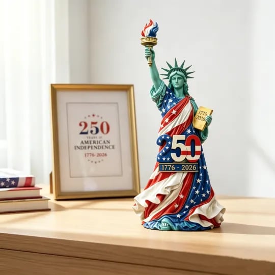🔥Limited-time promotion🔥Handmade USA 250th Anniversary Statue of Liberty Figurine
