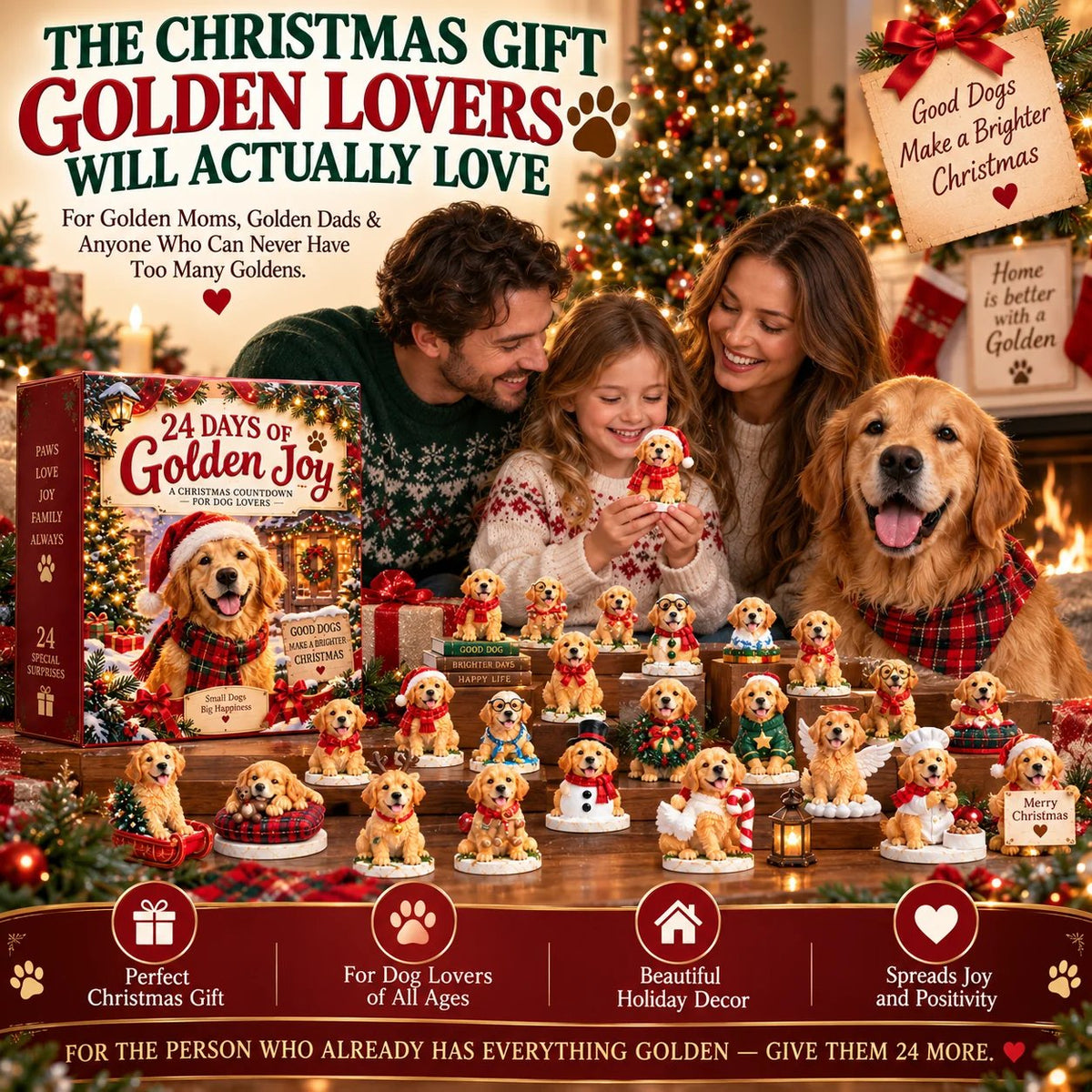 24 Days of Golden Joy 🎄🐾