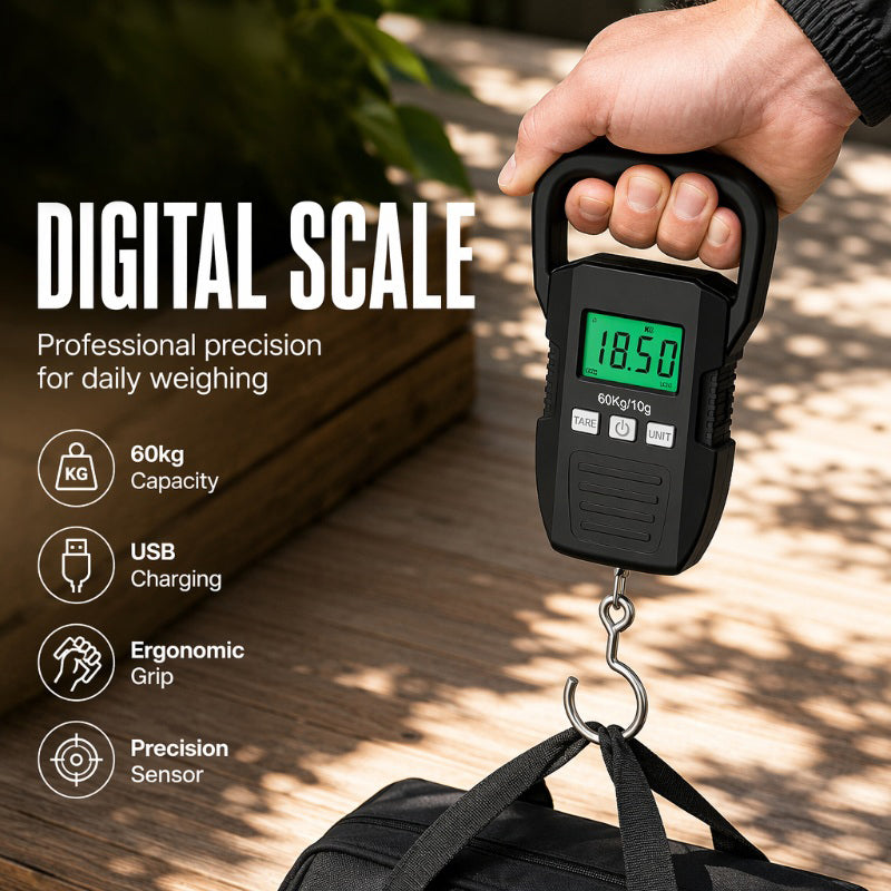 ⏰Digital Handheld Luggage Scale