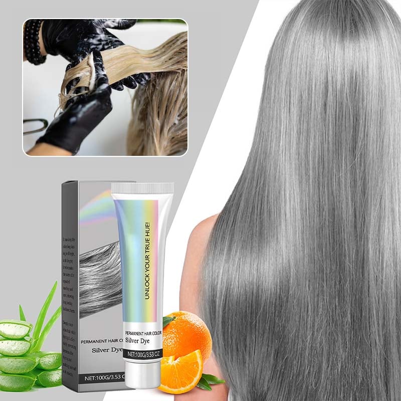 ✨This Week's Special Price $12.99💥 2-in-1 Natural Essence Extract Silver Hair Dye