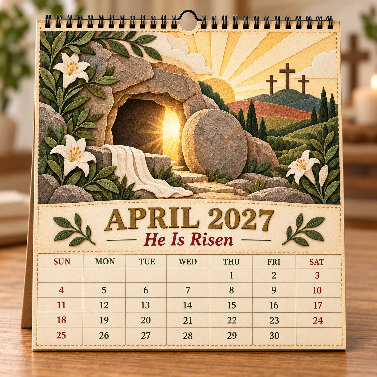 ✝️ 2027 Walking With Jesus Wall Calendar