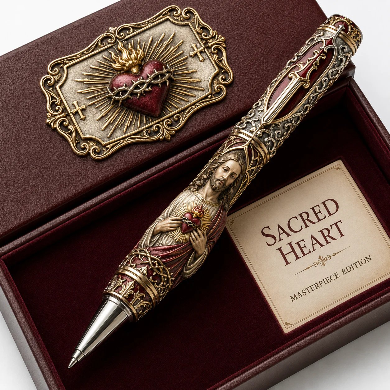 🔥 Hot Sale 49% OFF – ✝️ Sacred Legacy Faith-Inspired Keepsake Pen Collection | 6 Devotional Designs for Prayer Journaling, Bible Study & Meaningful Christian Gifts 🖊️✨
