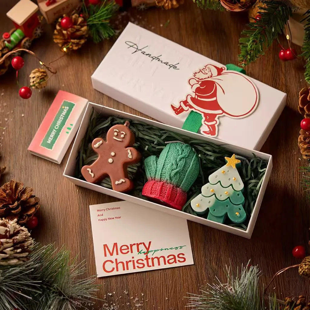 🎅Christmas Early Discount 49% Off✨Handmade Christmas Scented Candle Gift Set: A Festive Essential for Atmosphere & Gifting🕯️🎄