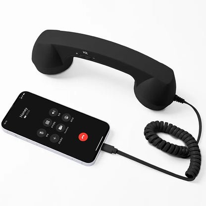 ☎️ Retro telephone handset with Type-C interface 📞