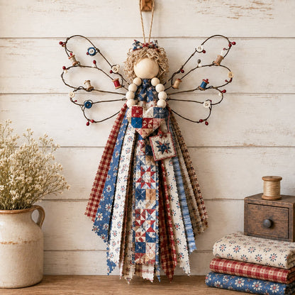 Angel Fabric Hanging DIY Kit - Stitch a Little Blessing That Stays Forever