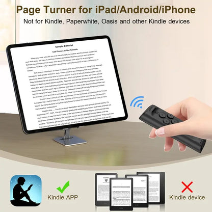 📱 Bluetooth Remote Control for TikTok Scrolling: Wireless Page Turner & Camera Shutter for Video Recording – Hands-Free Cellphone Accessory for iOS & Android