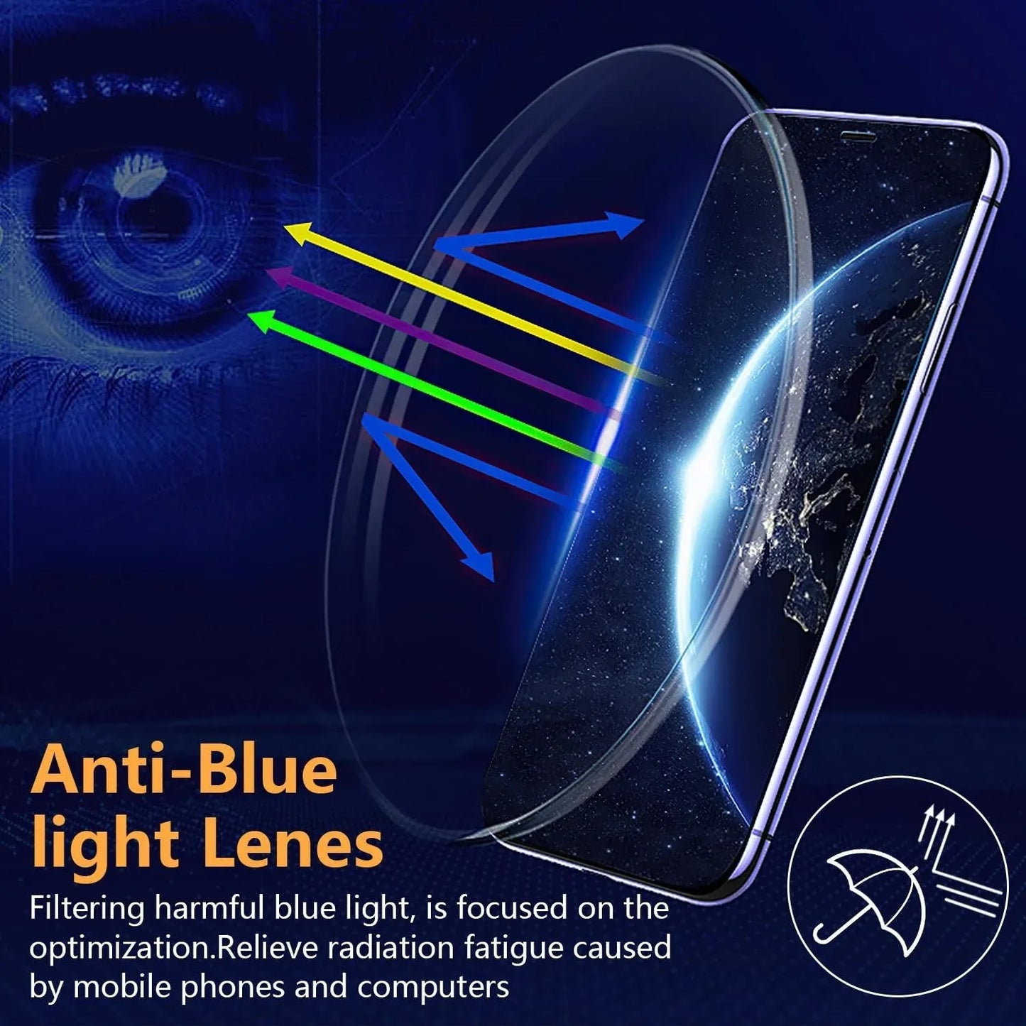 👓🌄 Smart Auto-Focus Glasses – Blue Light Blocking, Anti-Eye Fatigue Rimless Eyewear for Near & Far Viewing