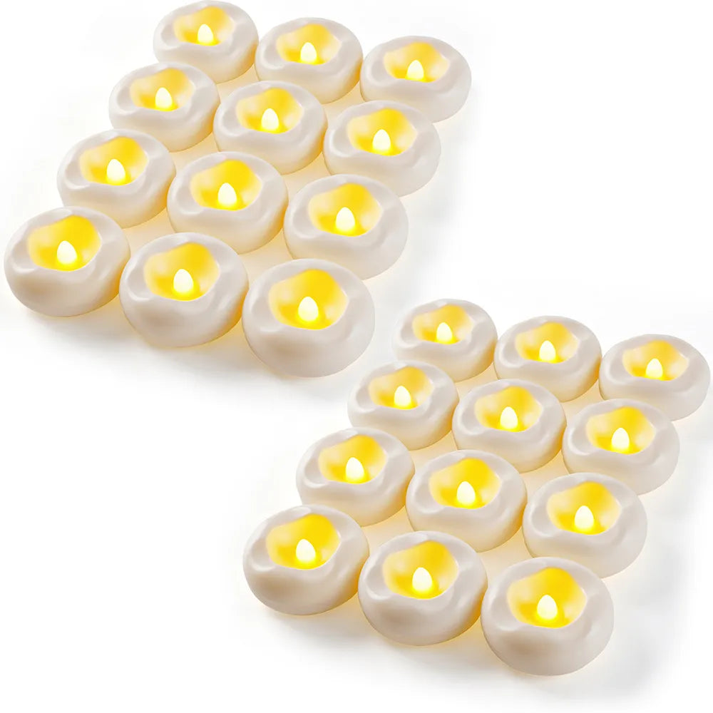Floating LED Candles 🕯️ – Water-Activated Flameless Lights for Special Occasions